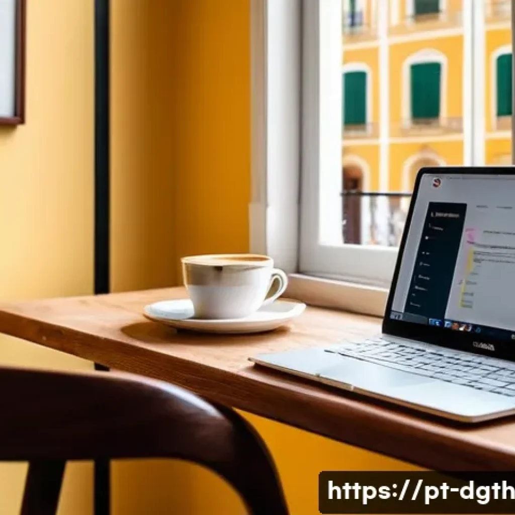 디지털 노마드로서의 일하는 방식 혁신 - **Prompt 1: Focused Productivity in a Lisbon Cafe**
Generate an image of a young adult digital n...
